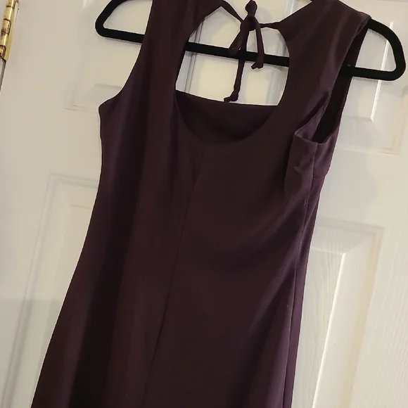Charlotte Russe Deep Purple Backless Dress - Picture 8 of 10